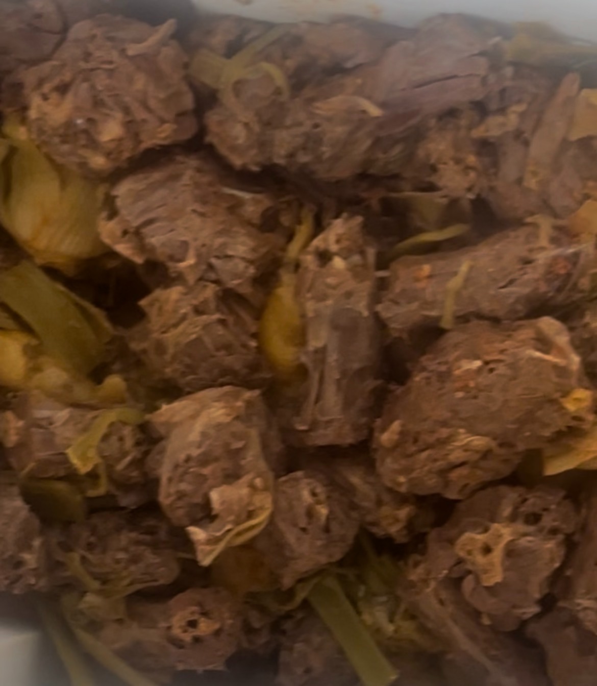 Boiled Turkey Necks